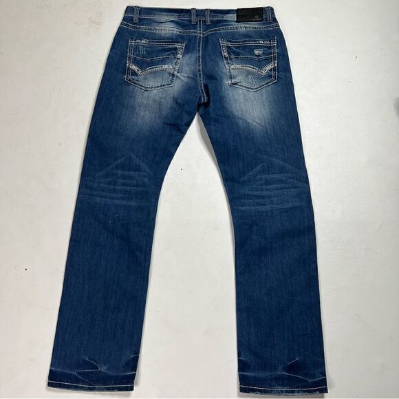 CJ Black | Factory Distressed Bootcut Jeans - Picture 3 of 4
